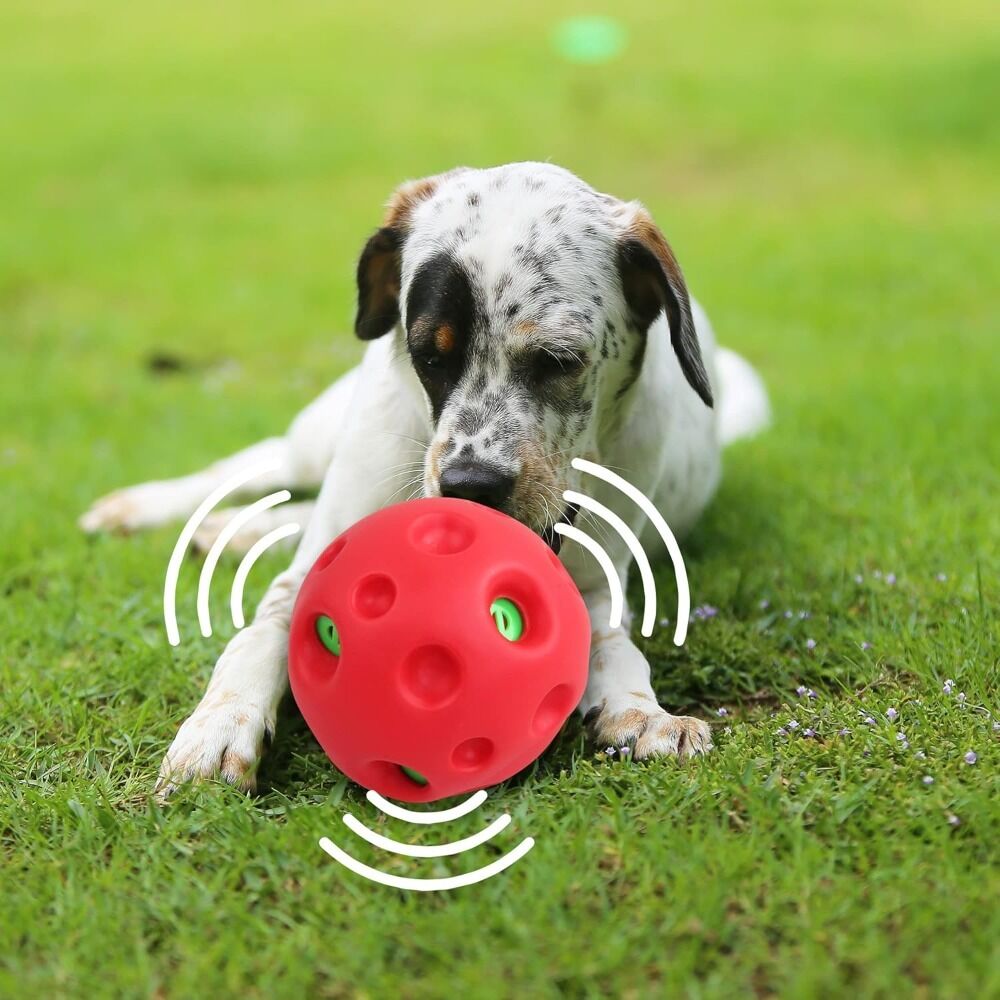 Easy Shopping World Interactive Dog Giggle Ball Toy – Wobble Ball with Fun Sound, Durable Play