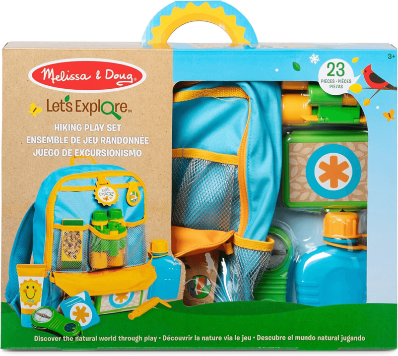 XS-Stock.com Ltd Melissa & Doug Hiking Pretend Play Set Backpack Nature Outdoor Toys