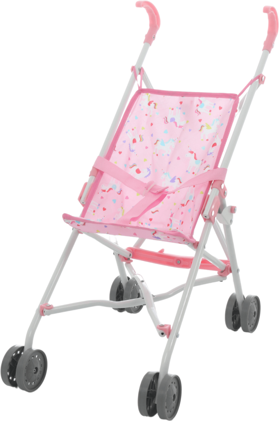 XS-Stock.com Ltd Lil Tots Kids Pink Toy Playtime Stroller Baby Doll Unicorn 2+