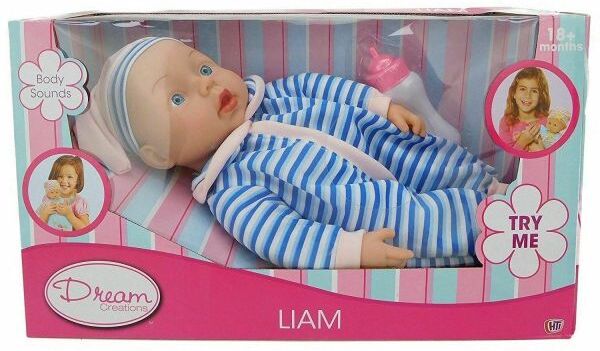MantraRaj Infotech LTD. Dream Creations Baby Born Doll Playset Liam Realistic Baby