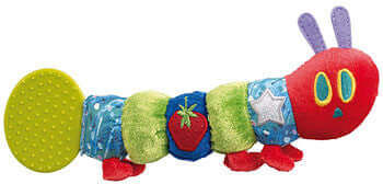 Giddy Goat Toys The Very Hungry Caterpillar Teether Rattle