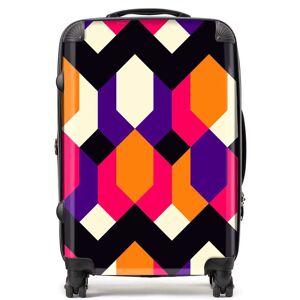 WRT Ltd Coloured Abstract Pattern Suitcase - Medium WRT Ltd Coloured Abstract Pattern Suitcase - Medium