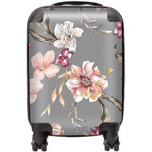 WRT Ltd Peony, Lily, Tulip, Daisy Colorful Suitcase - Small WRT Ltd Peony, Lily, Tulip, Daisy Colorful Suitcase - Small