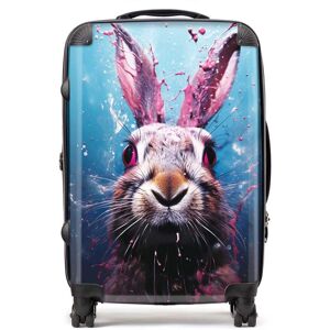 WRT Ltd Rabbit Face Splashart Suitcase - Medium WRT Ltd Rabbit Face Splashart Suitcase - Medium