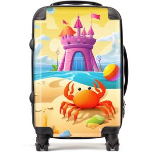 WRT Ltd Orange Crab On A Beach Holiday Suitcase - Cabin WRT Ltd Orange Crab On A Beach Holiday Suitcase - Cabin