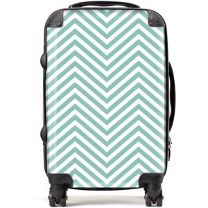 WRT Ltd Geometric Chevron Pattern Suitcase - Cabin WRT Ltd Geometric Chevron Pattern Suitcase - Cabin