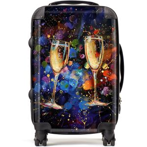 WRT Ltd Splashart Champagne Flutes Suitcase - Cabin WRT Ltd Splashart Champagne Flutes Suitcase - Cabin