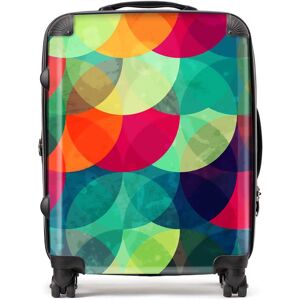 WRT Ltd Colourful Grunge Circle Pattern Suitcase - Large WRT Ltd Colourful Grunge Circle Pattern Suitcase - Large