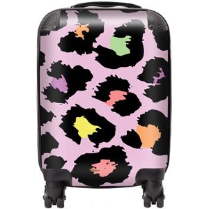 WRT Ltd Pink Leopard Print Suitcase - Small WRT Ltd Pink Leopard Print Suitcase - Small