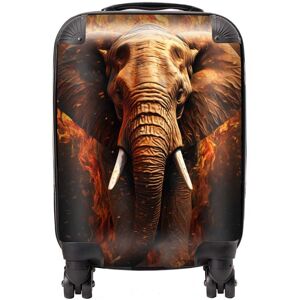 WRT Ltd Splashart Elephant and fire Suitcase - Mini Cabin WRT Ltd Splashart Elephant and fire Suitcase - Mini Cabin