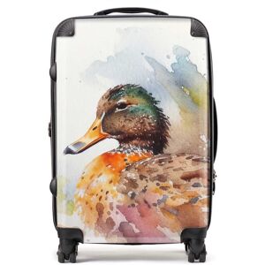 WRT Ltd Mallard Watercolour Suitcase - Medium WRT Ltd Mallard Watercolour Suitcase - Medium