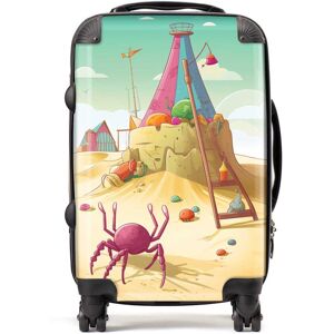 WRT Ltd Crab On A Beach Holiday Suitcase - Cabin WRT Ltd Crab On A Beach Holiday Suitcase - Cabin