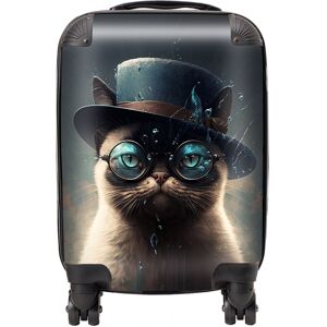 WRT Ltd Siamese Cat Splashart Suitcase - Small WRT Ltd Siamese Cat Splashart Suitcase - Small