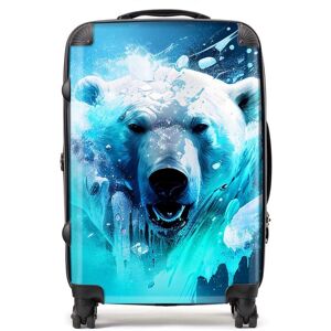 WRT Ltd Polar Bear Face Splashart Suitcase - Medium WRT Ltd Polar Bear Face Splashart Suitcase - Medium