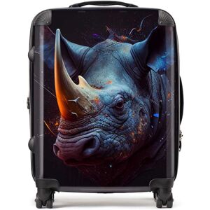 WRT Ltd Rhino Face Splashart Suitcase - Large WRT Ltd Rhino Face Splashart Suitcase - Large