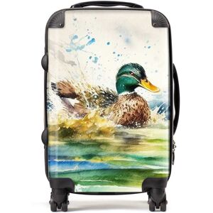 WRT Ltd Splashing Mallard Watercolour Suitcase - Cabin WRT Ltd Splashing Mallard Watercolour Suitcase - Cabin