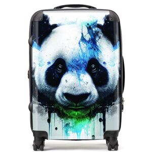 WRT Ltd Panda Face Splashart Light Background Suitcase - Medium WRT Ltd Panda Face Splashart Light Background Suitcase - Medium