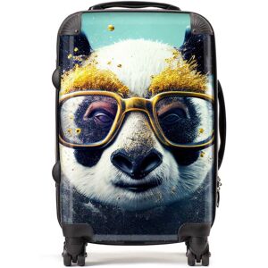 WRT Ltd Panda With Golden Glasses Splashart Suitcase - Cabin WRT Ltd Panda With Golden Glasses Splashart Suitcase - Cabin