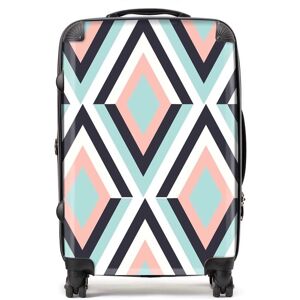 WRT Ltd Zig Zag Abstract Pattern Suitcase - Medium WRT Ltd Zig Zag Abstract Pattern Suitcase - Medium