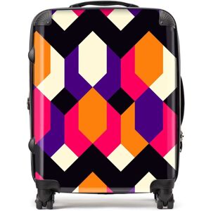 WRT Ltd Coloured Abstract Pattern Suitcase - Large WRT Ltd Coloured Abstract Pattern Suitcase - Large