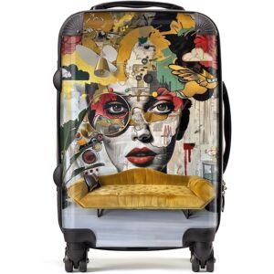WRT Ltd Abstract Face Behind Sofa Suitcase - Cabin WRT Ltd Abstract Face Behind Sofa Suitcase - Cabin