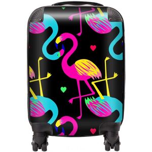 WRT Ltd Vivid Flamingo Pattern Suitcase - Small WRT Ltd Vivid Flamingo Pattern Suitcase - Small