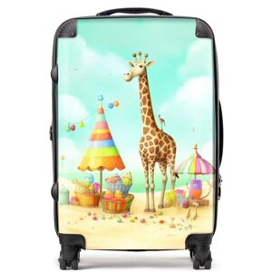 WRT Ltd Giraffe On A Beach Holiday Suitcase - Medium WRT Ltd Giraffe On A Beach Holiday Suitcase - Medium