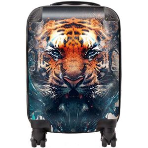 WRT Ltd Tiger Face Splashart Suitcase - Mini Cabin WRT Ltd Tiger Face Splashart Suitcase - Mini Cabin