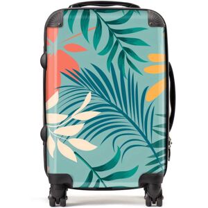 WRT Ltd Abstract Bright Colorful Tropical Leaves Suitcase - Cabin WRT Ltd Abstract Bright Colorful Tropical Leaves Suitcase - Cabin