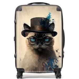 WRT Ltd Siamese Cat Splashart Suitcase - Medium WRT Ltd Siamese Cat Splashart Suitcase - Medium
