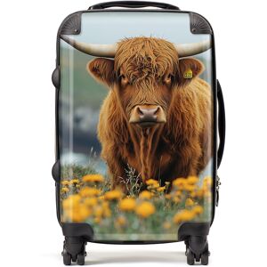 WRT Ltd Highland Cow By The Coast Suitcase - Cabin WRT Ltd Highland Cow By The Coast Suitcase - Cabin