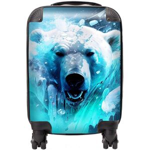 WRT Ltd Polar Bear Face Splashart Suitcase - Mini Cabin WRT Ltd Polar Bear Face Splashart Suitcase - Mini Cabin