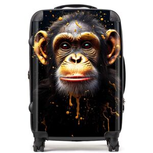 WRT Ltd Splashart Cheeky Chimp Face Suitcase - Medium WRT Ltd Splashart Cheeky Chimp Face Suitcase - Medium