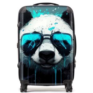 WRT Ltd Panda With Blue Glasses Splashart Suitcase - Medium WRT Ltd Panda With Blue Glasses Splashart Suitcase - Medium