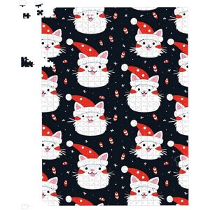 WRT Ltd Cute Cats Wearing Santa Claus Hats Jigsaw Puzzle - 1000 Piece WRT Ltd Cute Cats Wearing Santa Claus Hats Jigsaw Puzzle - 1000 Piece