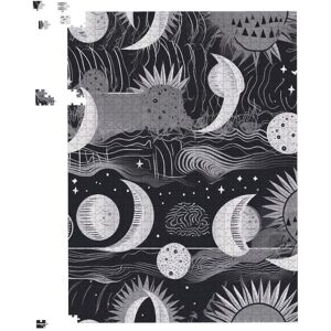 WRT Ltd Abstract Black White Moon and Sun Jigsaw Puzzle - 1000 Piece WRT Ltd Abstract Black White Moon and Sun Jigsaw Puzzle - 1000 Piece