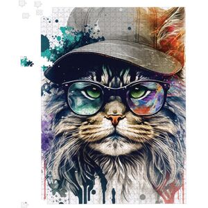 WRT Ltd Maine Coon Cat Splashart Jigsaw Puzzle - 500 Piece WRT Ltd Maine Coon Cat Splashart Jigsaw Puzzle - 500 Piece