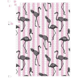 WRT Ltd Pineapple Flamingo Jigsaw Puzzle - 1000 Piece WRT Ltd Pineapple Flamingo Jigsaw Puzzle - 1000 Piece