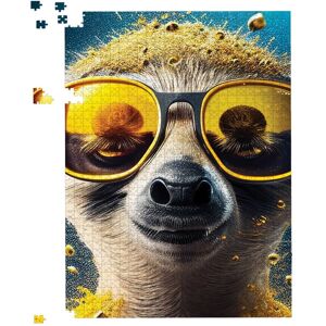 WRT Ltd Meerkat With Golden Glasses Splashart Jigsaw Puzzle - 1000 Piece WRT Ltd Meerkat With Golden Glasses Splashart Jigsaw Puzzle - 1000 Piece