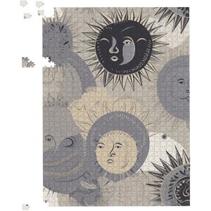 WRT Ltd Grey Black Abstract Moon and Sun Jigsaw Puzzle - 1000 Piece WRT Ltd Grey Black Abstract Moon and Sun Jigsaw Puzzle - 1000 Piece
