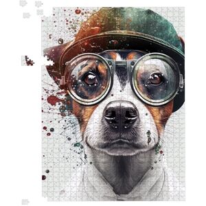WRT Ltd Jack Russell Terrier Dog Splashart Jigsaw Puzzle - 1000 Piece WRT Ltd Jack Russell Terrier Dog Splashart Jigsaw Puzzle - 1000 Piece