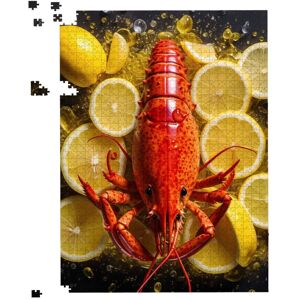 WRT Ltd Lobster On Lemons Jigsaw Puzzle - 500 Piece WRT Ltd Lobster On Lemons Jigsaw Puzzle - 500 Piece