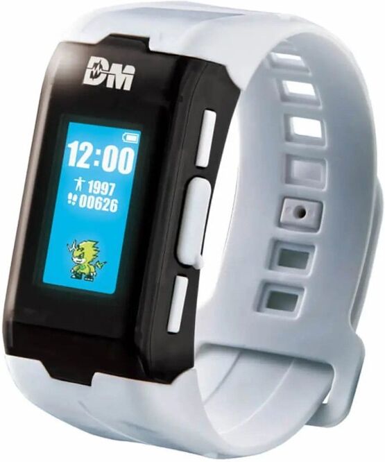 XS-Stock.com Ltd Digimon Vital Bracelet Fitness Tracker Watch Virtual Pet Step Counter - White