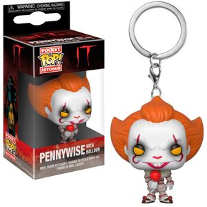 Keychain Funko Pocket Pop It Pennywise With Balloon Series 2 Blanc One size Unisex Keychain Funko Pocket Pop It Pennywise With Balloon Series 2 Blanc One size Unisex