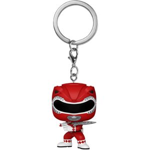 Keychain Funko Pocket Pop Power Rangers 30Th Anniversary Red Ranger Rouge One size Unisex Keychain Funko Pocket Pop Power Rangers 30Th Anniversary Red Ranger Rouge One size Unisex