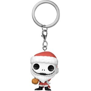 Keychain Funko Pocket POP Disney Nightmare Before Christmas Santa Jack Exclusive Blanc One size Unisex Keychain Funko Pocket POP Disney Nightmare Before Christmas Santa Jack Exclusive Blanc One size Unisex