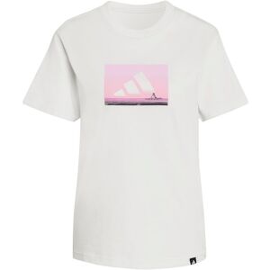 Women's T-shirt adidas Adventure Graphic Blanc 2XL Female Women's T-shirt adidas Adventure Graphic Blanc 2XL Female