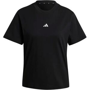 Women's cotton T-shirt adidas Essentials Small Logo Noir 2XS Female Women's cotton T-shirt adidas Essentials Small Logo Noir 2XS Female