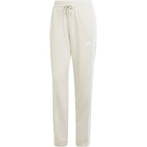 Women's French terry joggers adidas Essentials 3-Stripes Beige XS Female Women's French terry joggers adidas Essentials 3-Stripes Beige XS Female