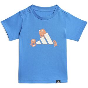 Baby T-shirt adidas Tiro NSTER Graphic Bleu 3/6 monthes Unisex Baby T-shirt adidas Tiro NSTER Graphic Bleu 3/6 monthes Unisex